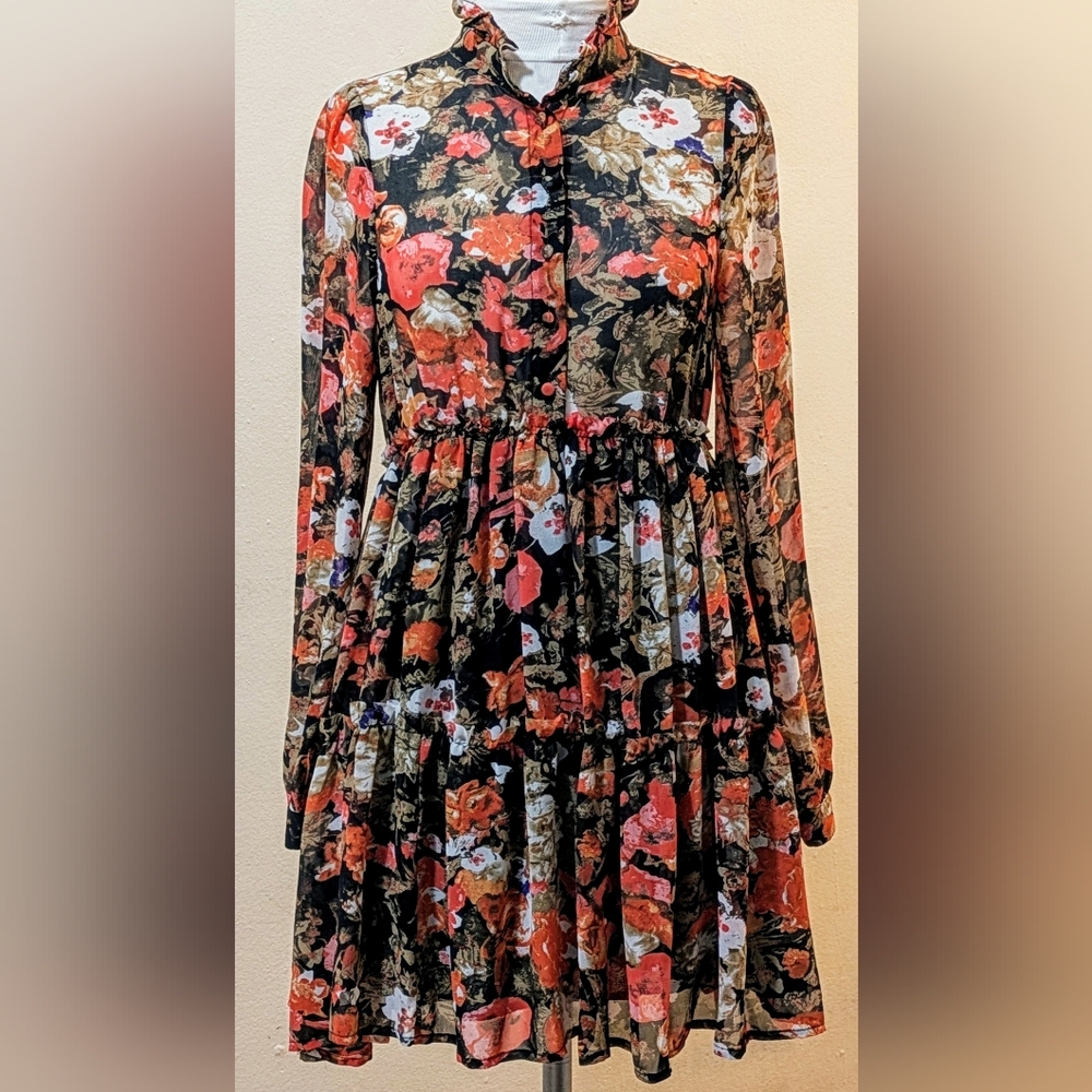 re:named Multicolor Floral Dress